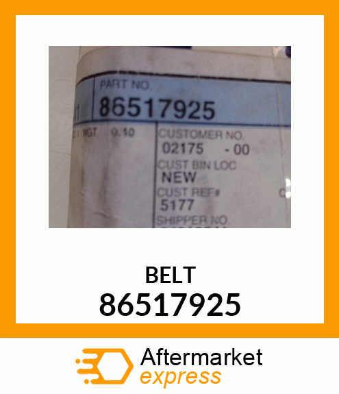 BELT 86517925