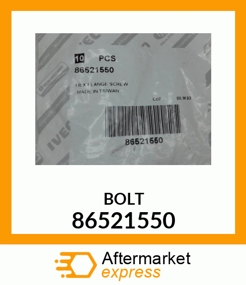 BOLT 86521550