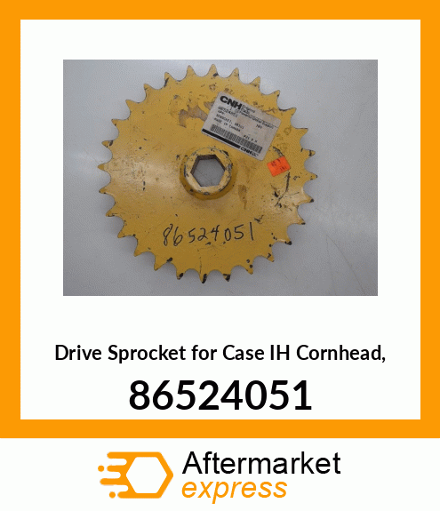 Drive Sprocket for IH Cornhead, 86524051 86524051