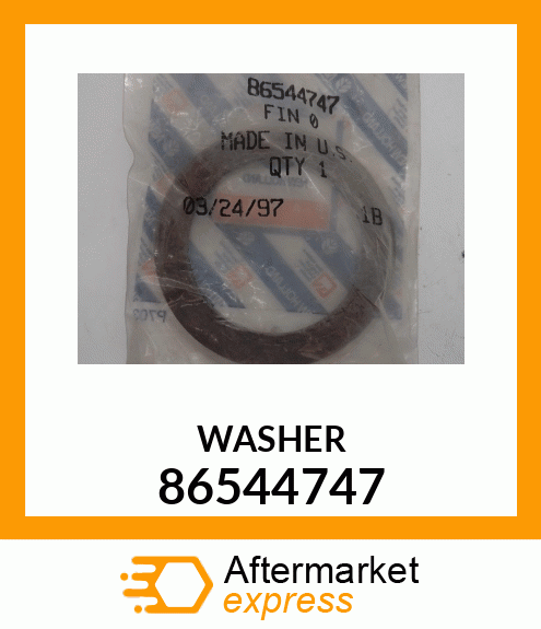 WASHER 86544747