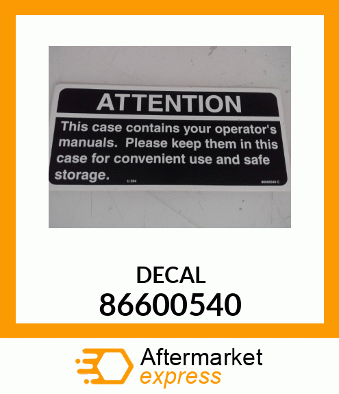 DECAL 86600540