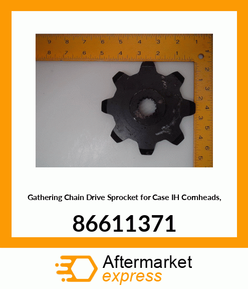 Gathering Chain Drive Sprocket for IH Cornheads, 86611371 86611371