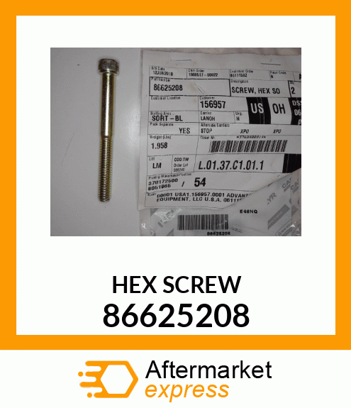 HEX SCREW 86625208