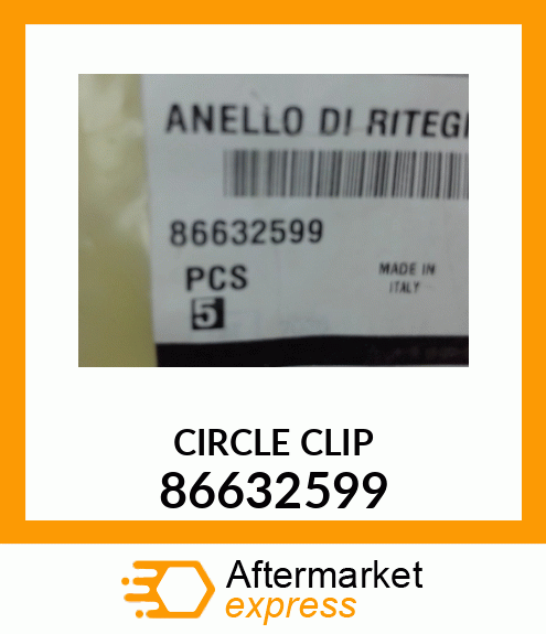 CIRCLE CLIP 86632599