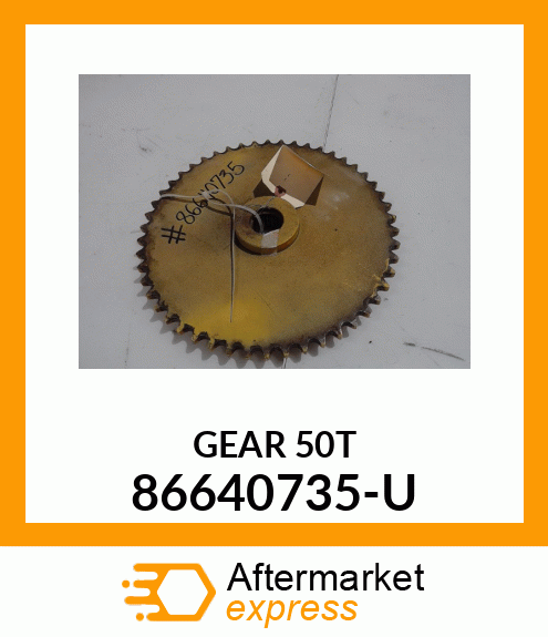 GEAR 50T 86640735-U