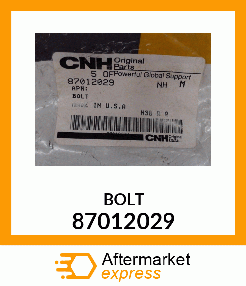 BOLT 87012029