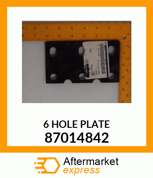 6 HOLE PLATE 87014842