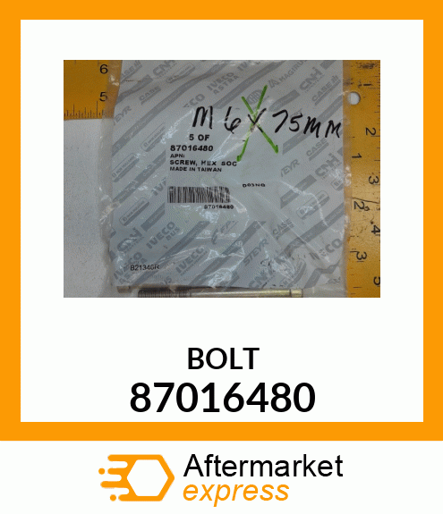 BOLT 87016480