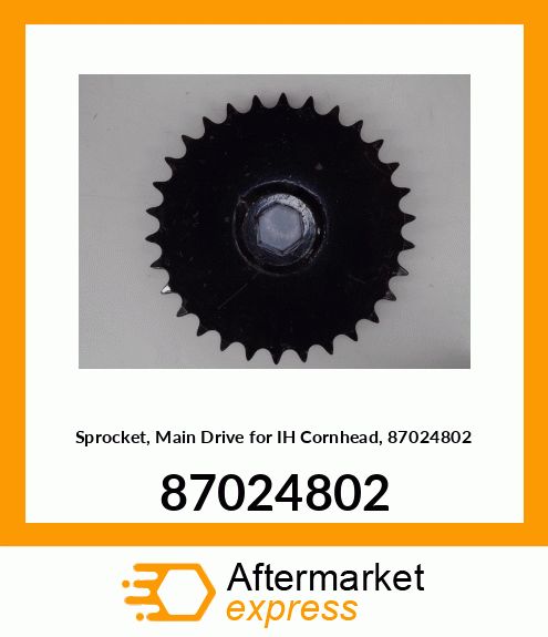 Sprocket, Main Drive for IH Cornhead, 87024802 87024802