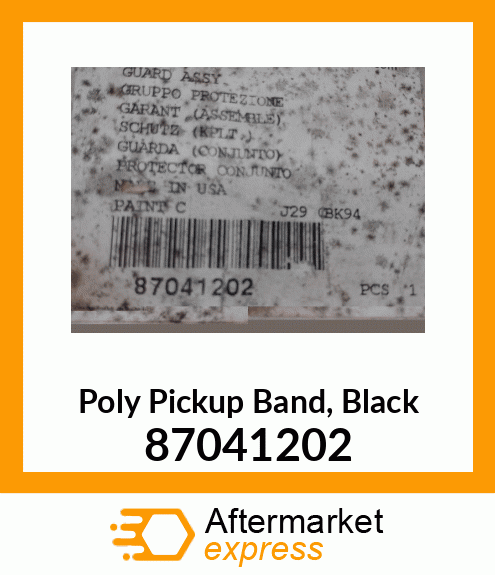 Poly Pickup Band, Black 87041202