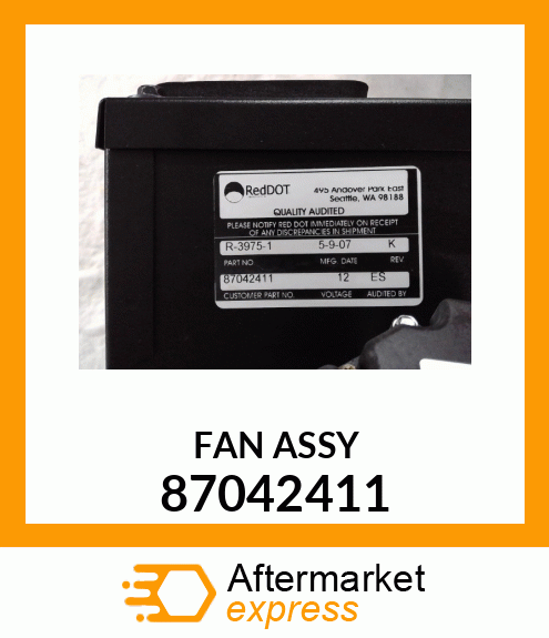 FAN ASSY 87042411