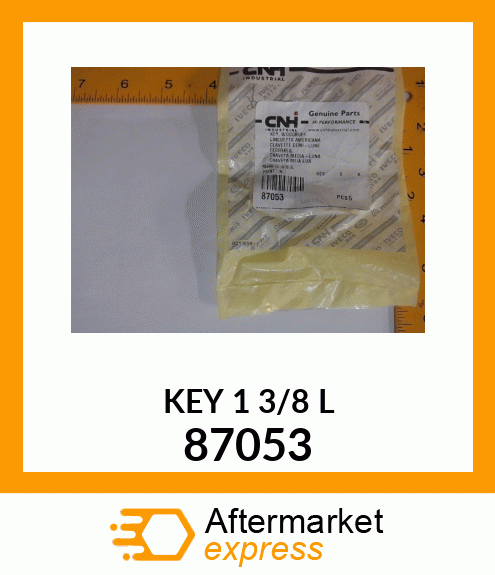 KEY 1 3/8 L 87053