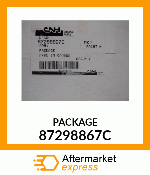 PACKAGE 87298867C