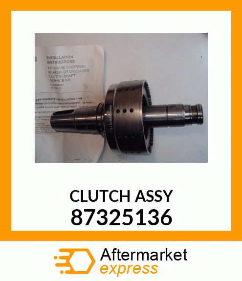 CLUTCH ASSY 87325136