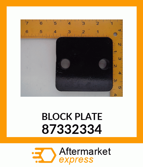 BLOCK PLATE 87332334