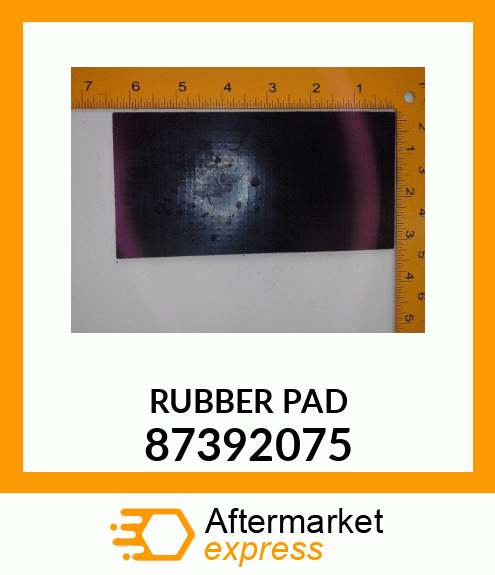 RUBBER PAD 87392075