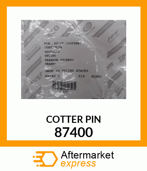 COTTER PIN 87400