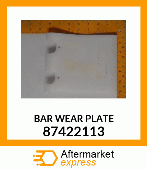 BAR WEAR PLATE 87422113