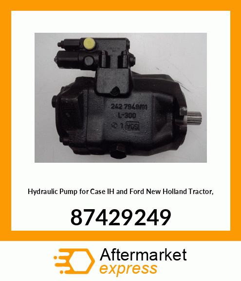 Hydraulic Pump for IH and Ford New Holland Tractor, 87429249 87429249