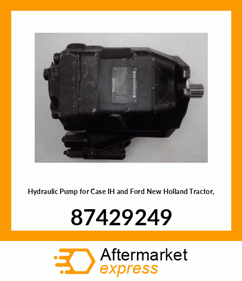 Hydraulic Pump for IH and Ford New Holland Tractor, 87429249 87429249