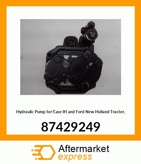 Hydraulic Pump for IH and Ford New Holland Tractor, 87429249 87429249