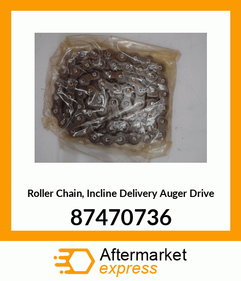 Roller Chain, Incline Delivery Auger Drive 87470736