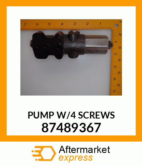 PUMP W/4 SCREWS 87489367