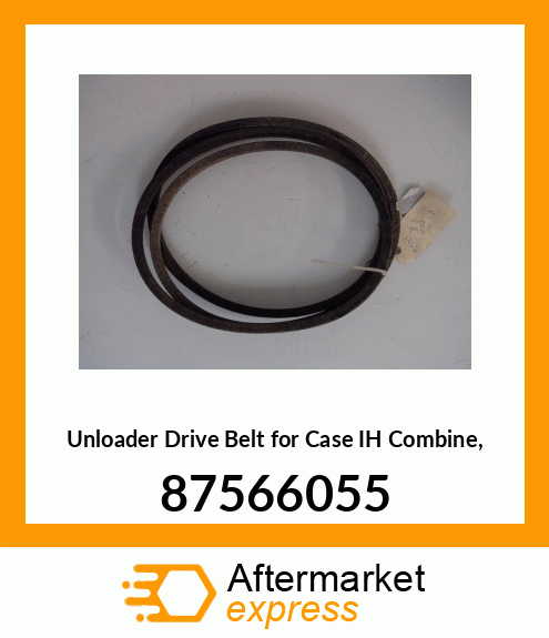 Unloader Drive Belt for IH Combine, 87566055 87566055