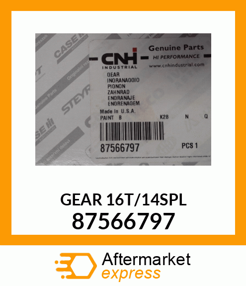 GEAR 16T/14SPL 87566797