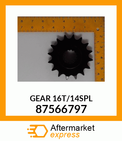 GEAR 16T/14SPL 87566797