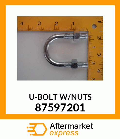 U-BOLT W/NUTS 87597201