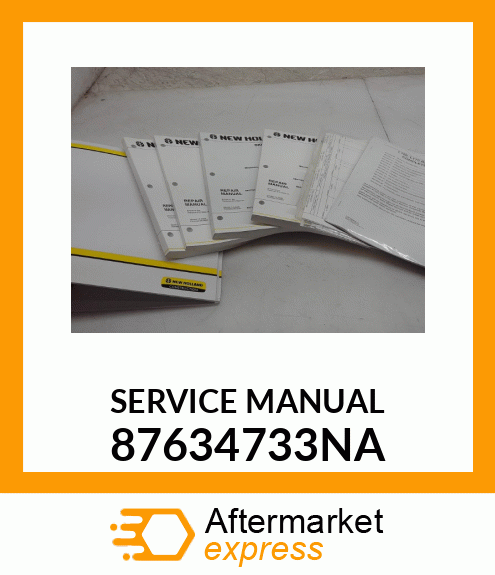 SERVICE MANUAL 87634733NA