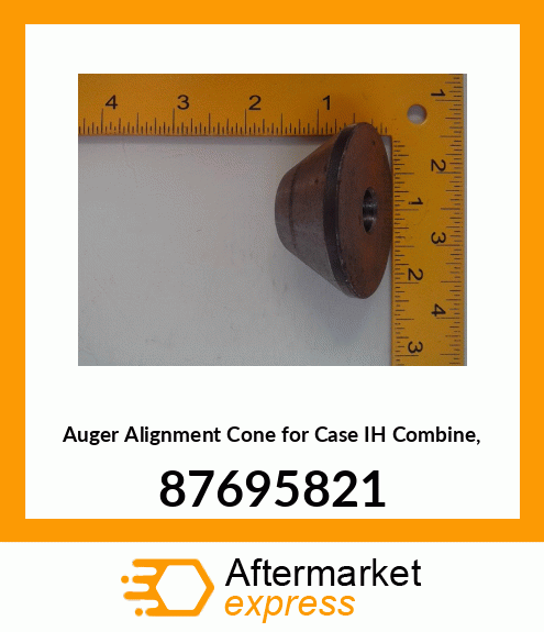 Auger Alignment Cone for IH Combine, 87695821 87695821