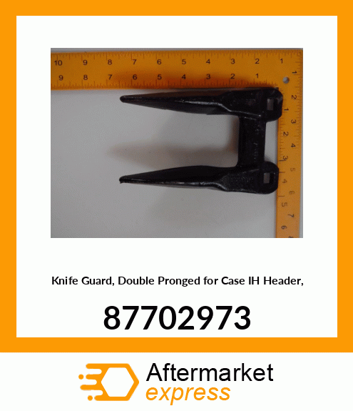 Knife Guard, Double Pronged for IH Header, 87702973 87702973