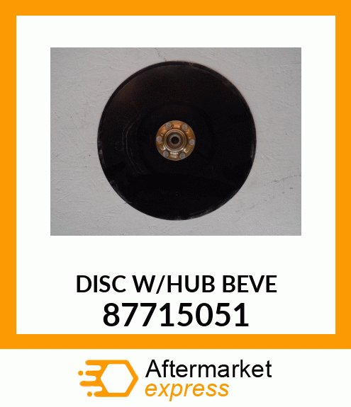 DISC W/HUB BEVE 87715051