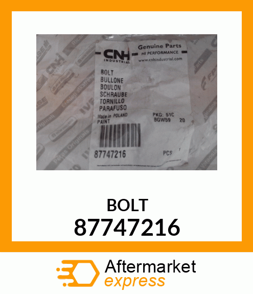 BOLT 87747216