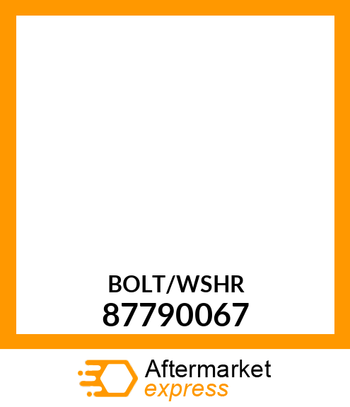 BOLT/WSHR 87790067