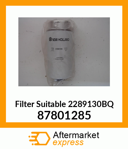 Filter Suitable 2289130BQ 87801285