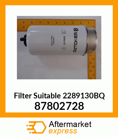 Filter Suitable 2289130BQ 87802728