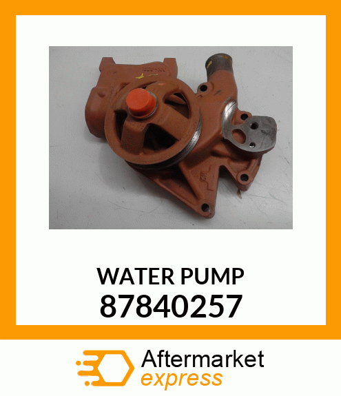 WATER PUMP 87840257