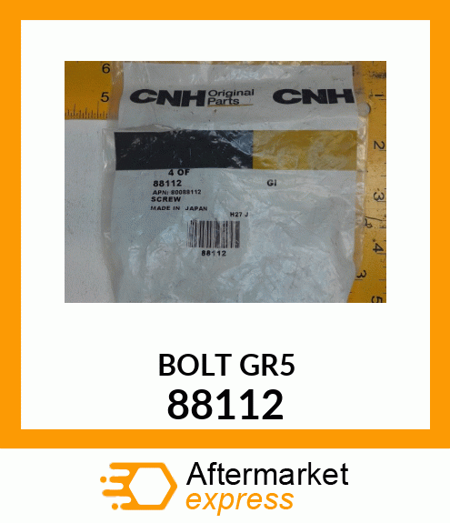 BOLT GR5 88112