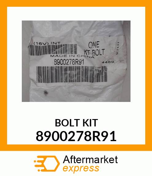 BOLT KIT 8900278R91