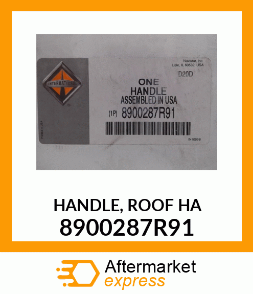 HANDLE, ROOF HA 8900287R91