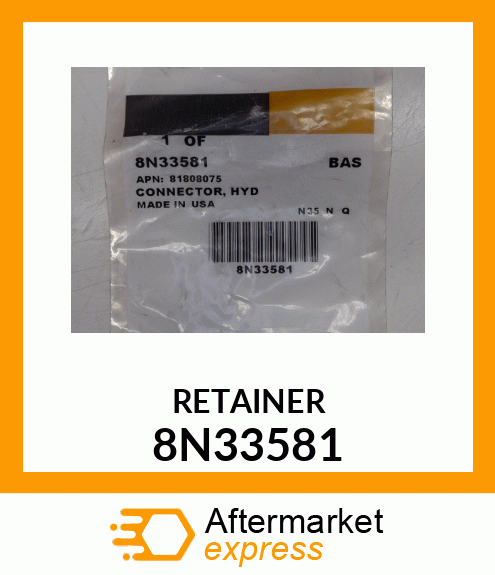 RETAINER 8N33581