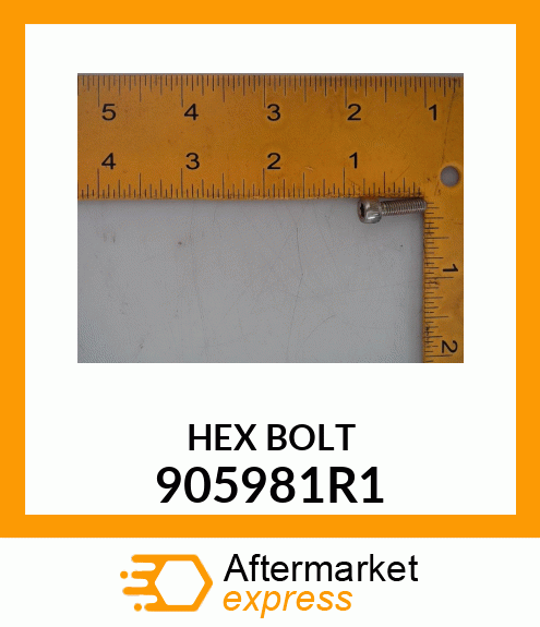 HEX BOLT 905981R1
