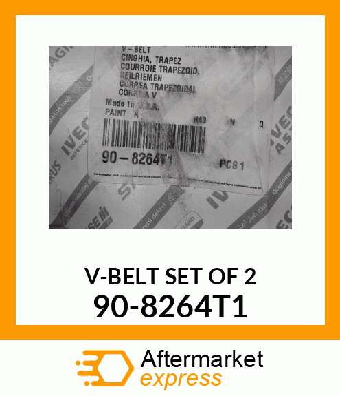 V-BELT SET OF 2 90-8264T1