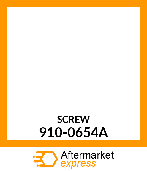 SCREW 910-0654A