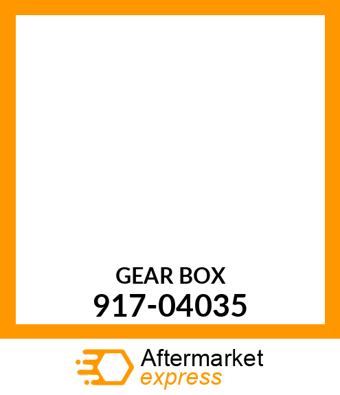 GEAR BOX 917-04035