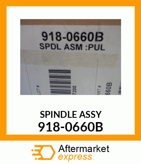 SPINDLE ASSY 918-0660B