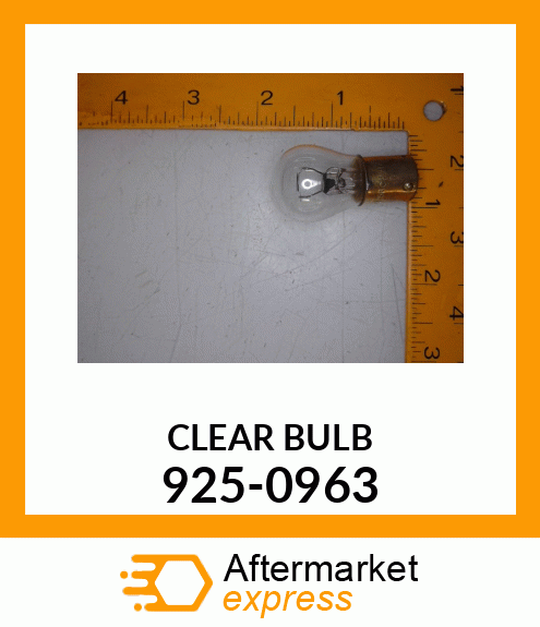 CLEAR BULB 925-0963